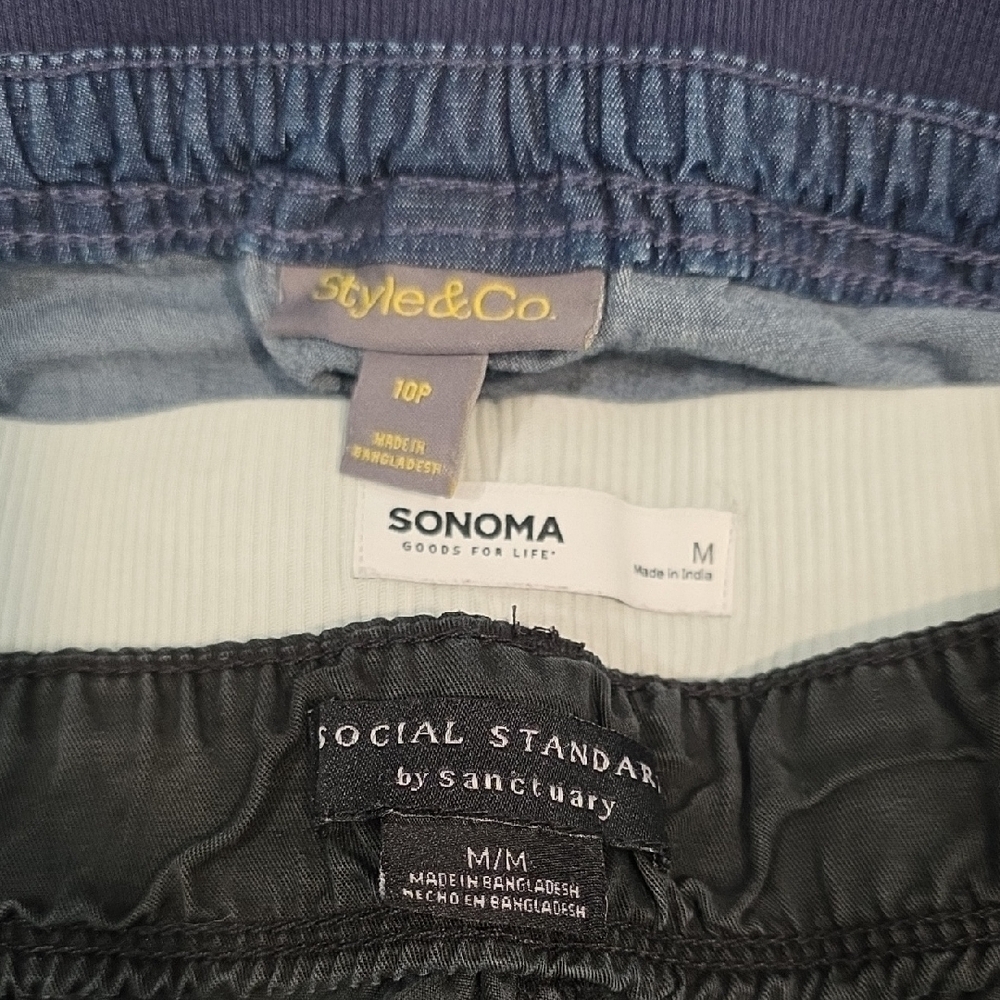 SONOMA SOCIAL STANDARD STYLE & CO High Waist Women's Shorts BUNDLE - Picture 2 of 13